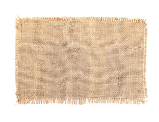 Fototapeta na wymiar Texture of sack. Burlap background texture - Stock Image