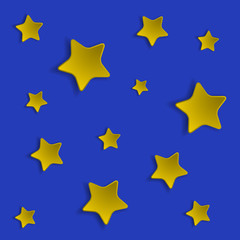 Starry sky. Seamless pattern.