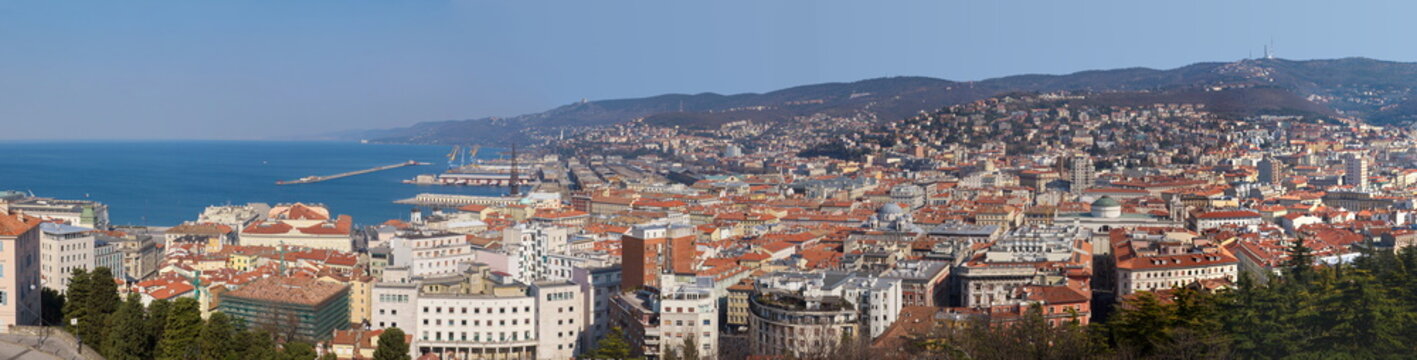 Panorama Triest / Friaul / Italien