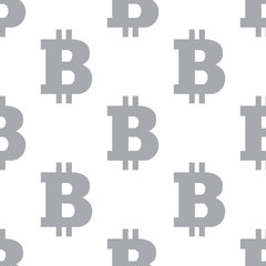 New Bitcoin seamless pattern