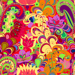 Seamless ornament ethnic background. Abstract pattern.  EPS-8 ve