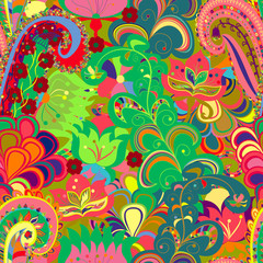 Seamless ornament ethnic background. Abstract pattern.  EPS-8 ve