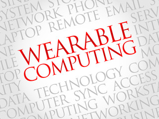 Wearable Computing word cloud concept