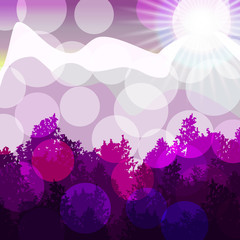 Mountain landscape. 1