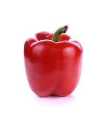 red pepper isolated on white background