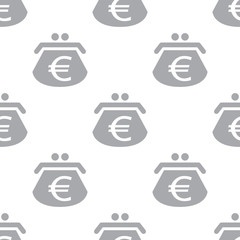 New Euro purse seamless pattern
