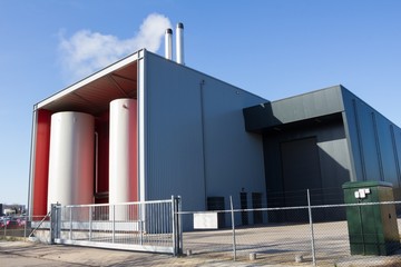 Fototapeta na wymiar Modern Biomass power station