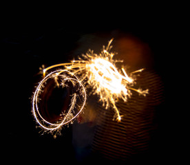 New year party sparkler