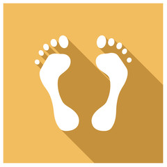 vector of  foot