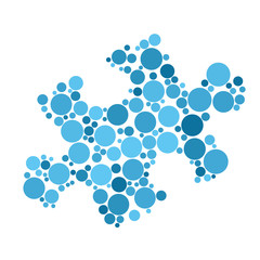 SOLUTIONS icon (ideas questions and answers jigsaw piece)