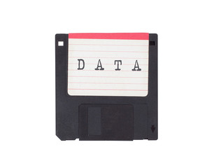 Floppy disk, data storage support