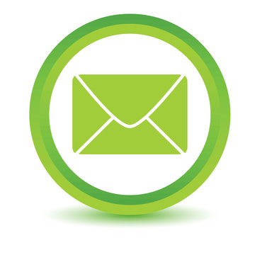 Green mail icon