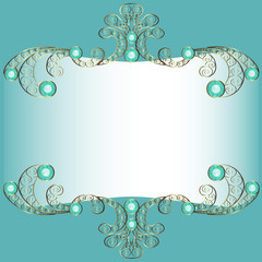 Background with frame