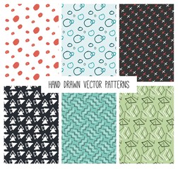 vintage hand drawn cute patterns