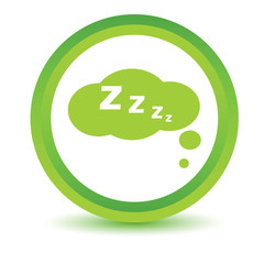 Green sleep icon