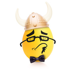 Emotion concept isolated on white