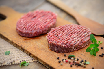 Hackfleisch Frikadellen
