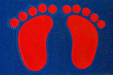 Towel in bathroom use