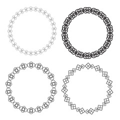 Ethnic Frame Ornamental Vector Illustration