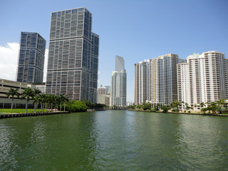 Fototapeta na wymiar Miami downtown - Miami Beach, Floride