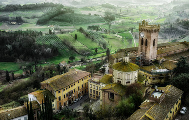 San Miniato church landscape view