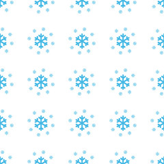 Unique Snow seamless pattern