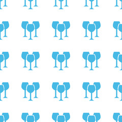 Unique Stemware seamless pattern