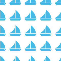 Unique Ship seamless pattern