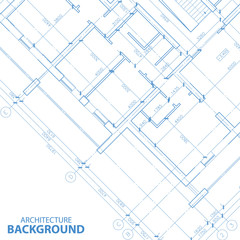 Fototapeta premium New architecture plan