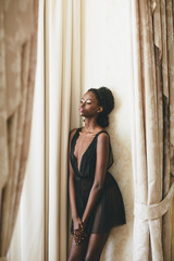 Fototapeta premium Young black woman