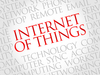 Internet of Things (IOT) word cloud concept