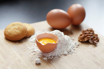 Ingredients for baking