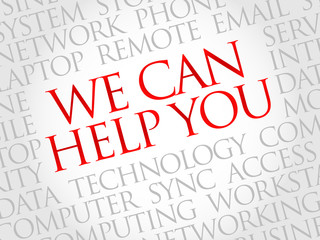 We can help you word cloud concept