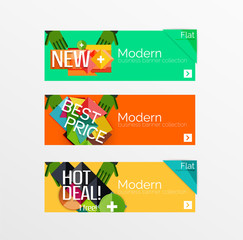 Fototapeta premium Set of banners with stickers, labels and elements for sale