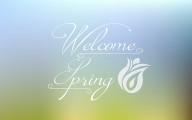 Welcome spring