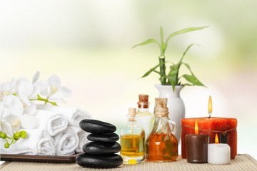Aromatherapy. Spa products