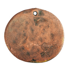 ceramic plate with a hole