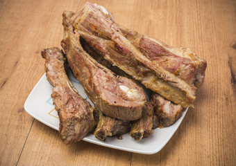 Ración de costillas