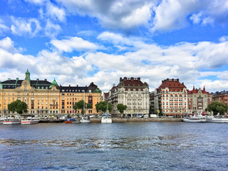 Fototapeta na wymiar View of Stockholm city center