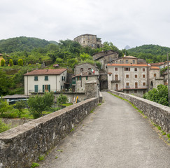 Fototapeta na wymiar Codiponte, old village in Tuscany
