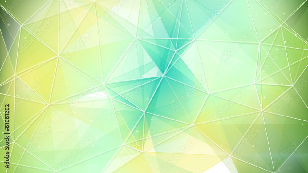 Poster cyan and yellow triangles pattern seamless loop 4k (4096x2304)