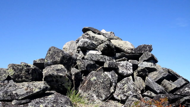 Gury Sami on top of the mountain