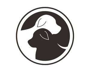 2 dog care logo