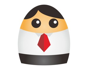 abstract icon people businessman mascot