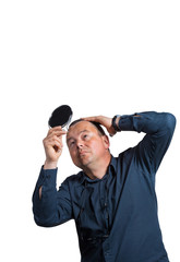 Naklejka premium Hair loss
