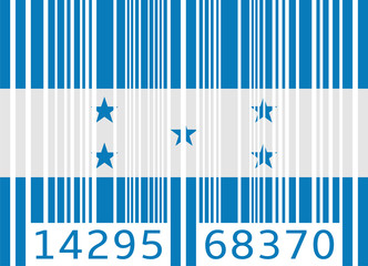 bar code flag honduras