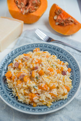 Kürbis Risotto