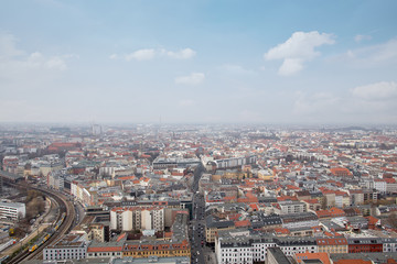 Fototapeta premium berlin germany from above