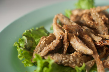 Deep fried anchovies