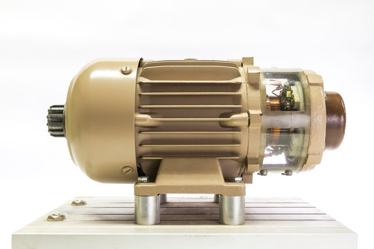 DC Machine on white background